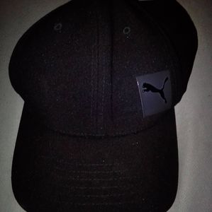 Black puma hat